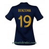 Frankrike Karim Benzema 19 Hjemme VM 2022 - Dame Fotballdrakt